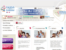 Tablet Screenshot of campus93.fr